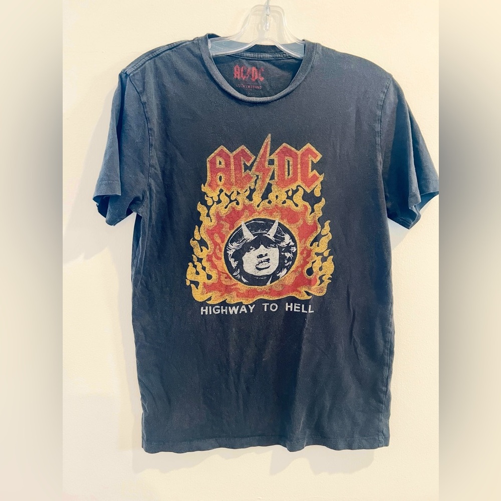 Lucky Brand - AC/DC Highway to Hell Graphic T-Shirt size small